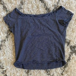 Brandy Melville Striped Rin Top